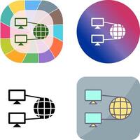 Internet Connectivity Icon Design vector