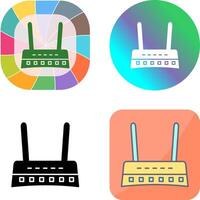 Router Icon Design vector