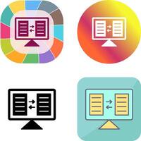 File Sharing Icon Design vector
