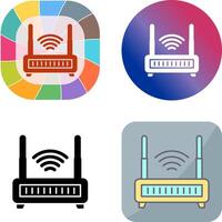 diseño de icono de enrutador wifi vector