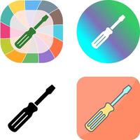 Screw driver Icon Design vector