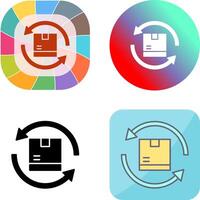 Product Return Icon Design vector