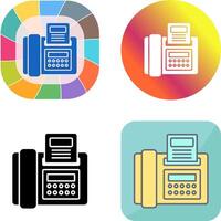 Fax Icon Design vector