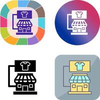 Store Icon Design vector