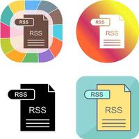 RSS Icon Design vector