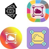 Network Icon Design vector