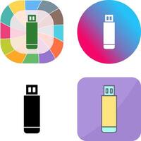 USB Drive Icon Design vector