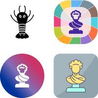 Statue Icon Design vector