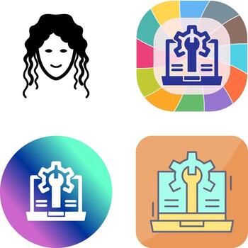 Web Development Icon Design vector