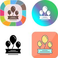 Balloons Icon Design vector