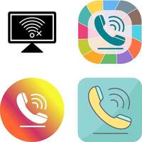 Phone Call Icon Design vector