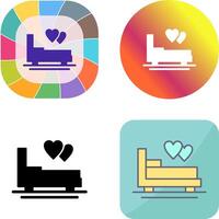 Honeymoon Icon Design vector