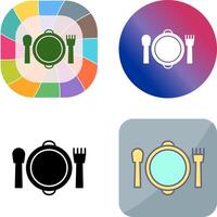 banquete icono diseño vector