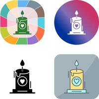 Candle Icon Design vector