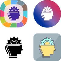Machine Learning Icon Design vector