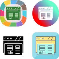 Dashboard Icon Design vector