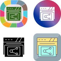 Share Icon Design vector