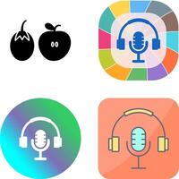 Podcast Icon Design vector