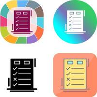 Today to Done CheckList Icon Design vector