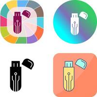 Usb Icon Design vector