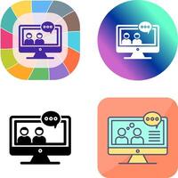 Conversation Icon Design vector