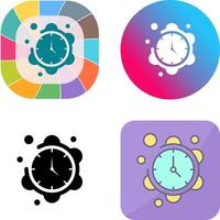 Clock Icon Design vector