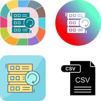 Backup Icon Design vector