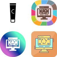 Update Icon Design vector