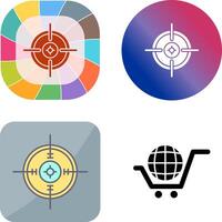 Aim Icon Design vector