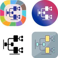 Chart Icon Design vector