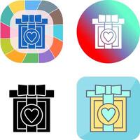 Gift Box Icon Design vector