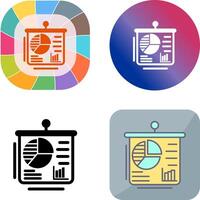 Presentation Icon Design vector