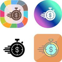 Timer Icon Design vector