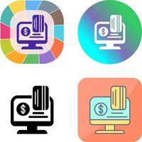 Online Payment Icon Design vector