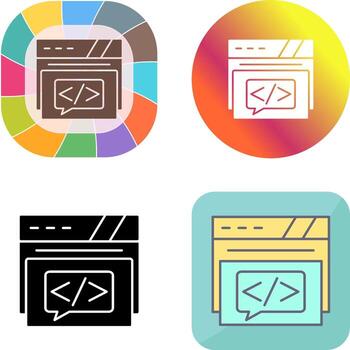 Message Icon Design vector