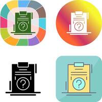 Question Icon Design vector