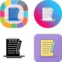 Check Up List Icon Design vector