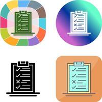 Delivery List Icon Design vector