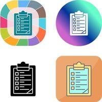 Clipboard Icon Design vector