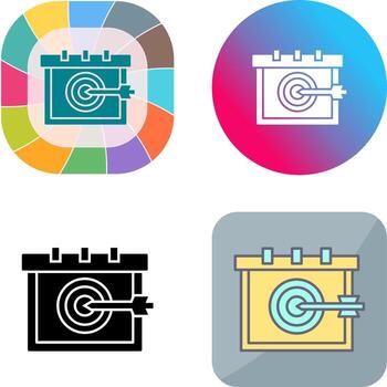 Target Icon Design vector