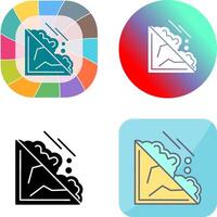 Avalanche Icon Design vector