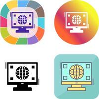 Worldwide Icon Design vector