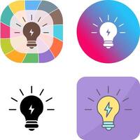 Light Bulb Icon Design vector