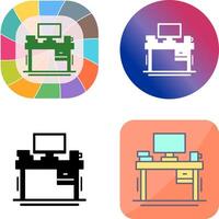 Desk Icon Design vector