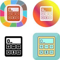 diseño de icono de calculadora vector