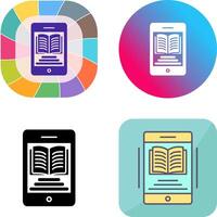 Ebook Icon Design vector