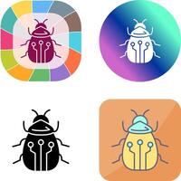 Bug Icon Design vector