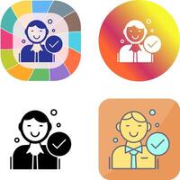 Hire Icon Design vector