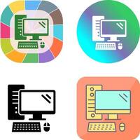 Computer Icon Design vector