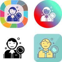 Candidate Icon Design vector